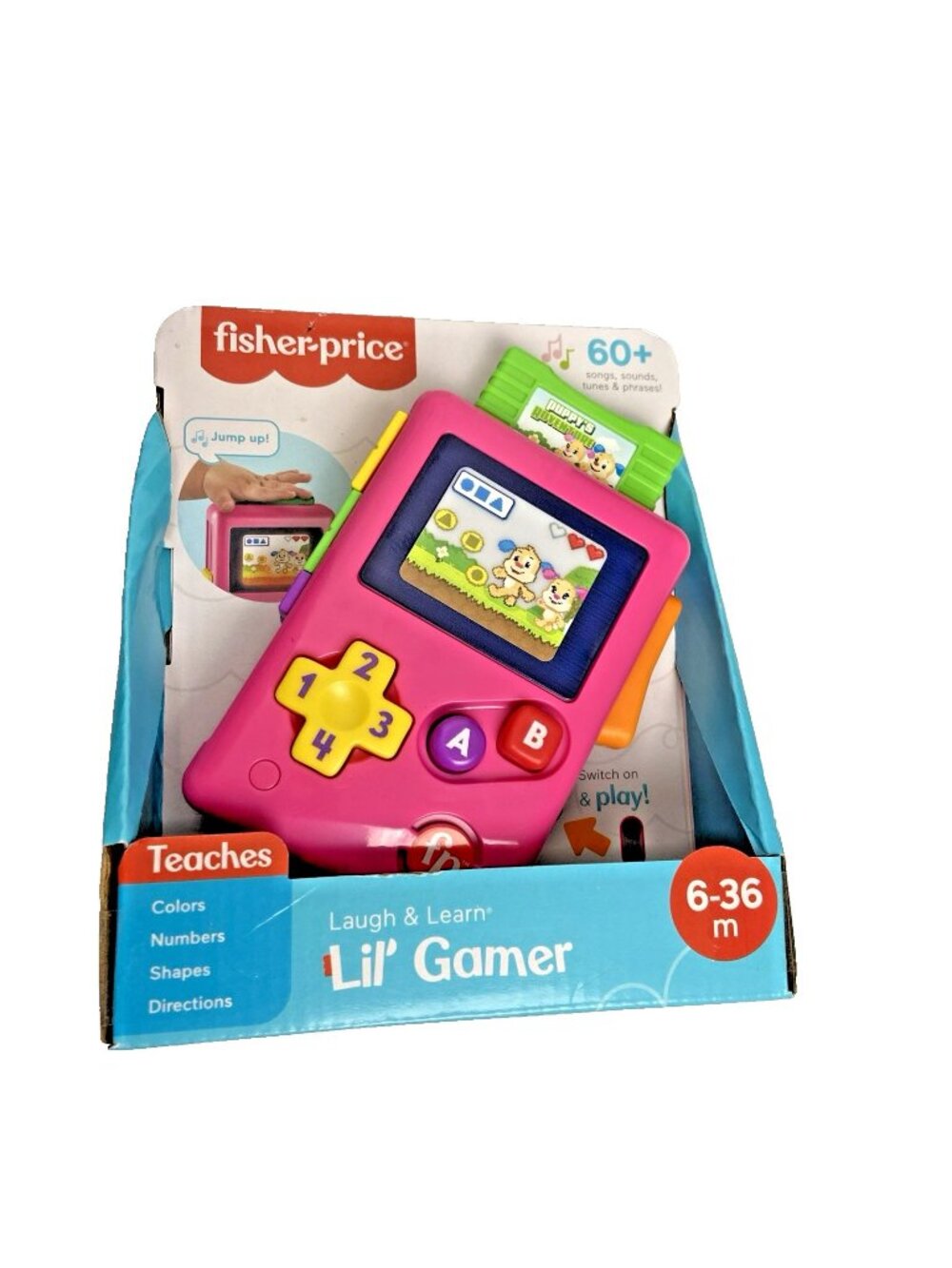 NEW Mattel Fisher Price Laugh & Learn Lil' Gamer Hand Held Musical Game